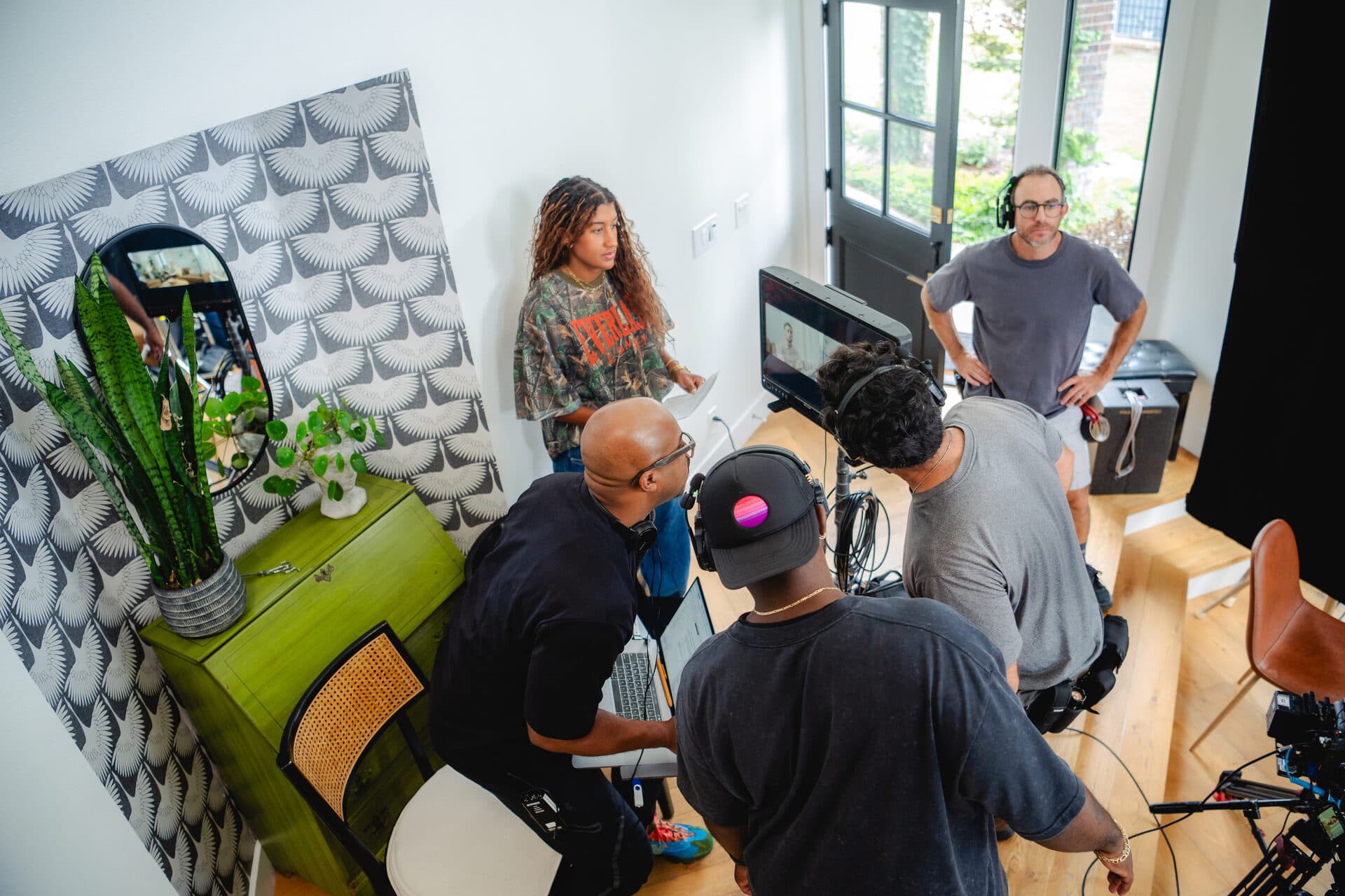 Behind the scenes — Los Angeles shoot