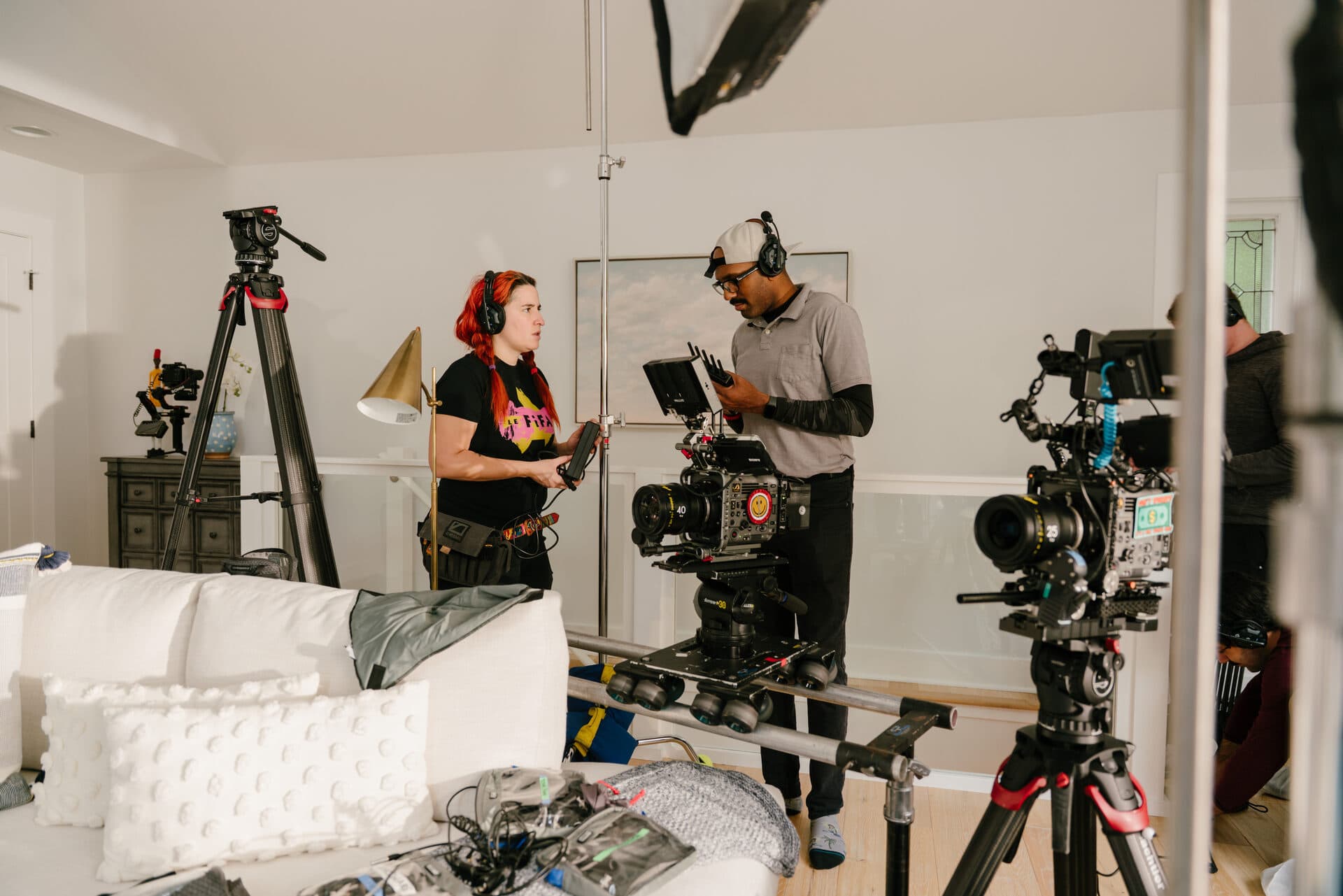 Behind the scenes — New Jersey shoot