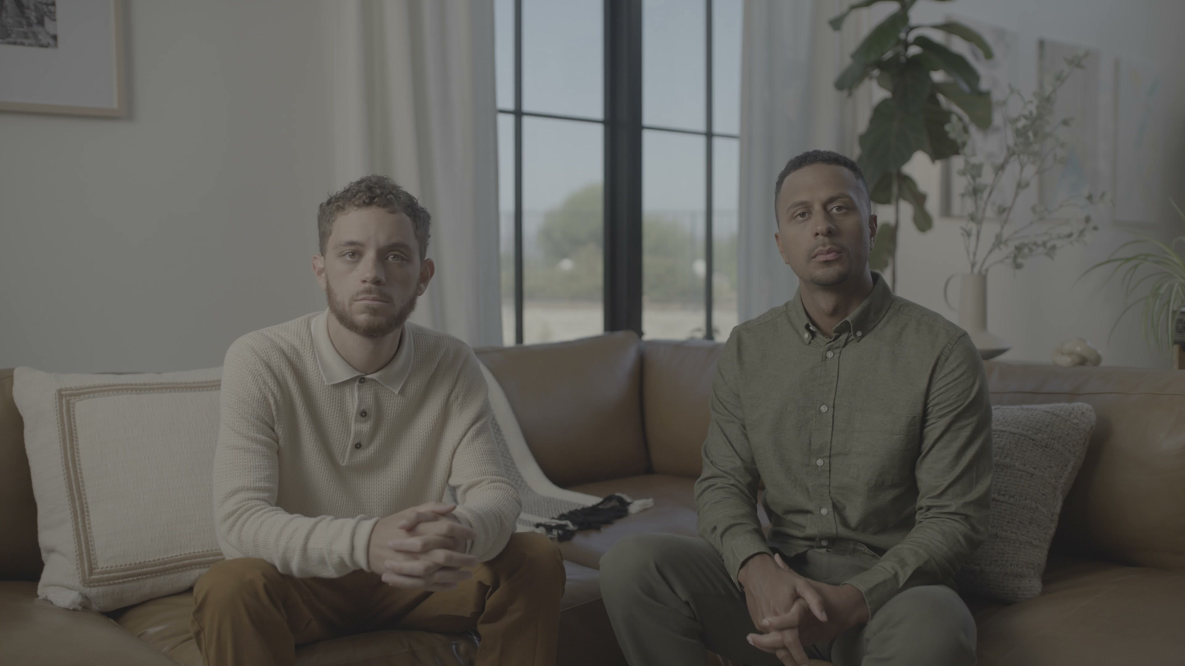 The Art of Possible production still — interview two-shot